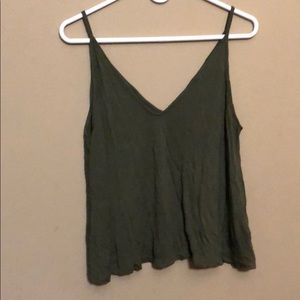 Forever 21 v Neck spaghetti strap crop top